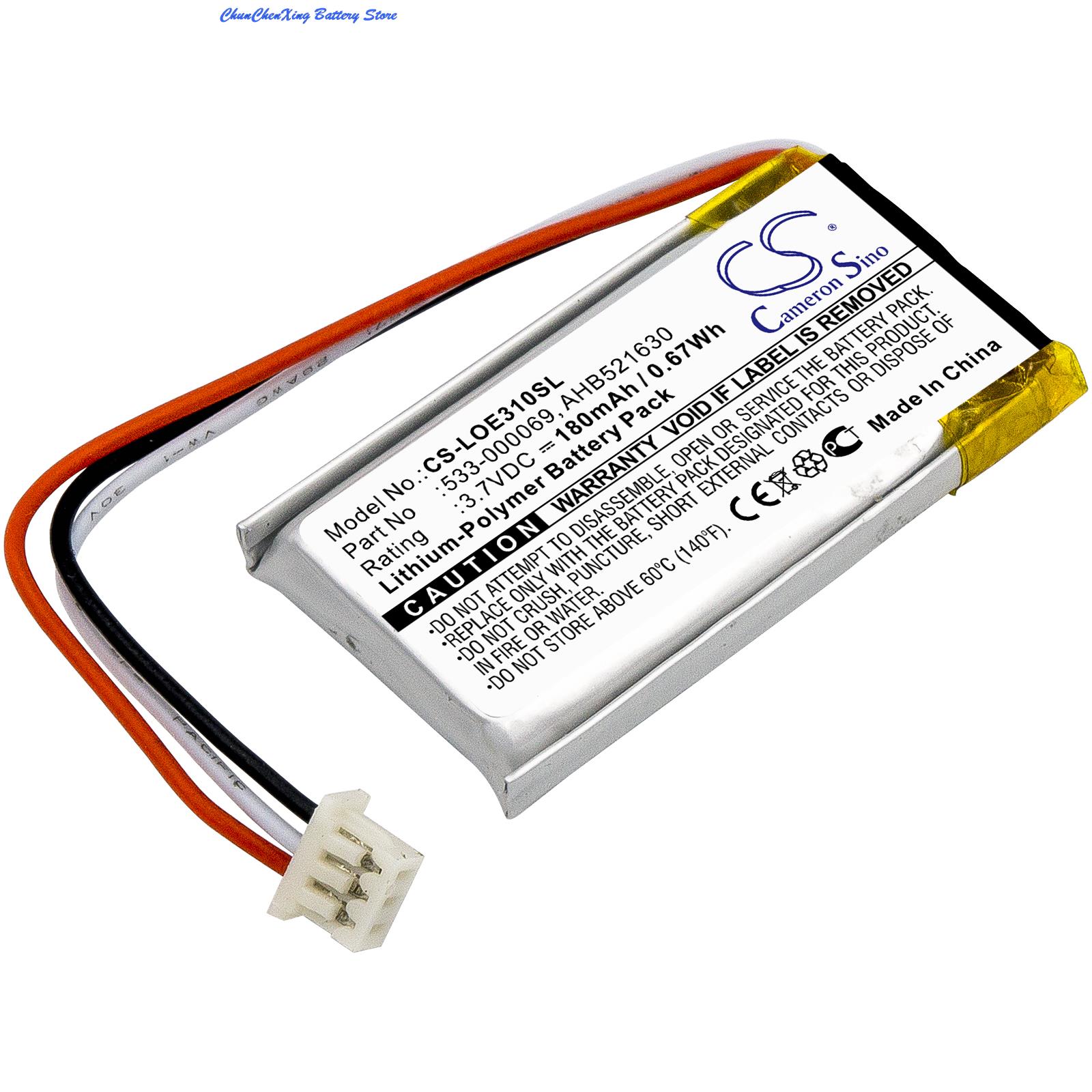 Batterie Cameron Sino 220mAh AHB521630 pour LOGITECH G Pro sans fil, G304,G502, G703 Lightspeed, MX Vertical,UE310,UE3500,UE4500