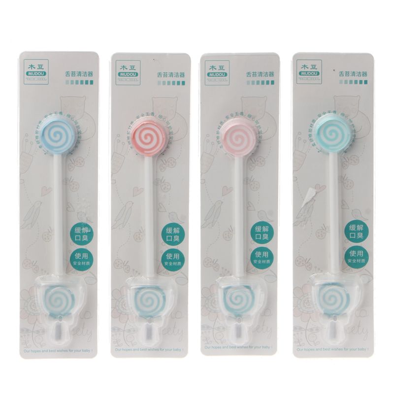 Sucette bébé langue nettoyage brosse enfant langue grattoir nettoyant bébé soin noël bébé enfants B2QD