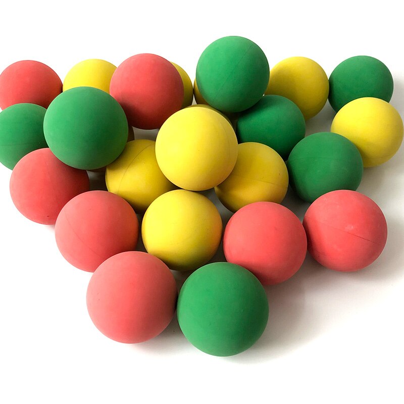 10 Pcs 5.5cm Racquetball Rubber Ball High Elasticity for Game Practice Training XD88