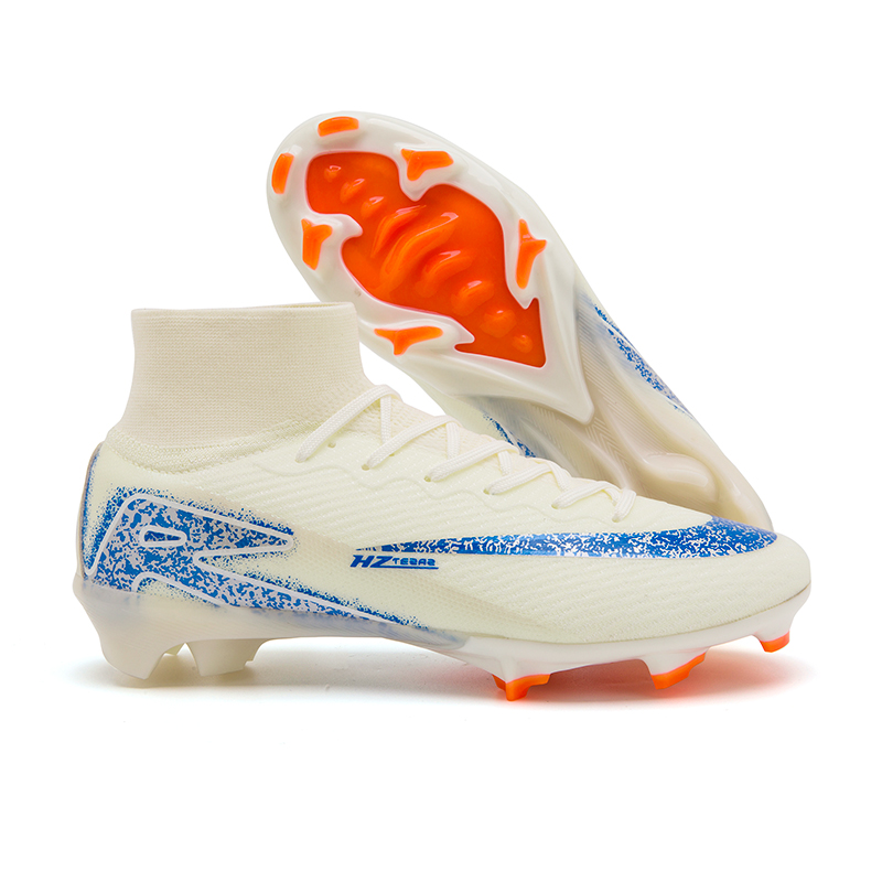 Profi Fußballschuhe Herren Sozial Cleats Gras Ausbildung Original Sportschuhe Rutschfeste, ultraleichte Fußballplatzstiefel für Höhle Innenbereich: Himmel Blau / 41