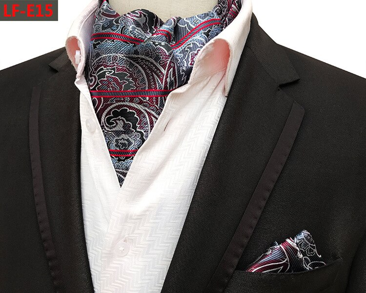 Ricnais-Conjunto de pañuelos de Cachemira Vintage para hombre, traje de caballero cuadrado con bolsillo, pañuelo Formal de boda