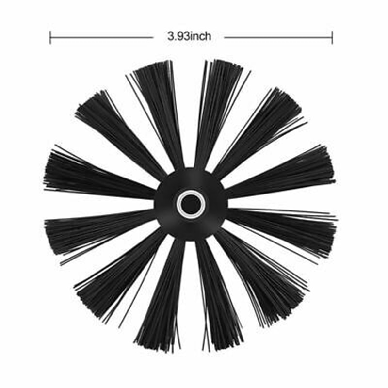 11 stks/set Nylon Boren Brush Cleaner Met Lange Staaf Schoorsteen Vegen Ketel Huis Schoonmaken Flexibele Handgereedschap