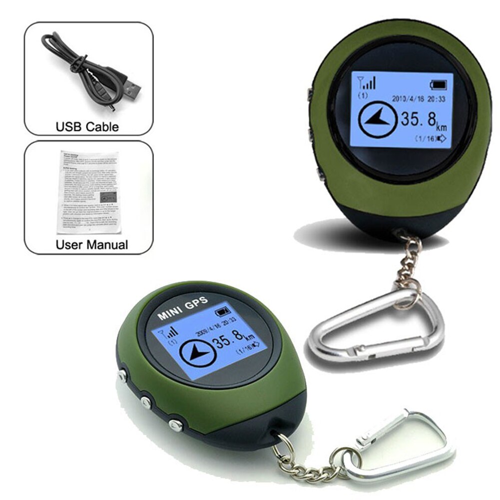 Reizen Usb Oplaadbare Mini Gps Navigatie Locator Outdoor Wandelen Elektronische Kompas Gps Ontvanger Anti-verloren Handheld Finder