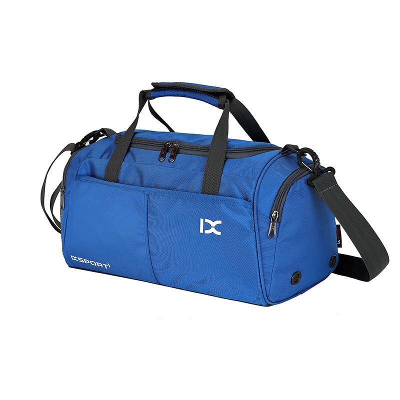 Multifunctionele Outdoor Sport Voetbal Tas Voetbal Tas Multi-layer Voetbal Tas Met Onafhankelijke Schoen Magazijn: Blue