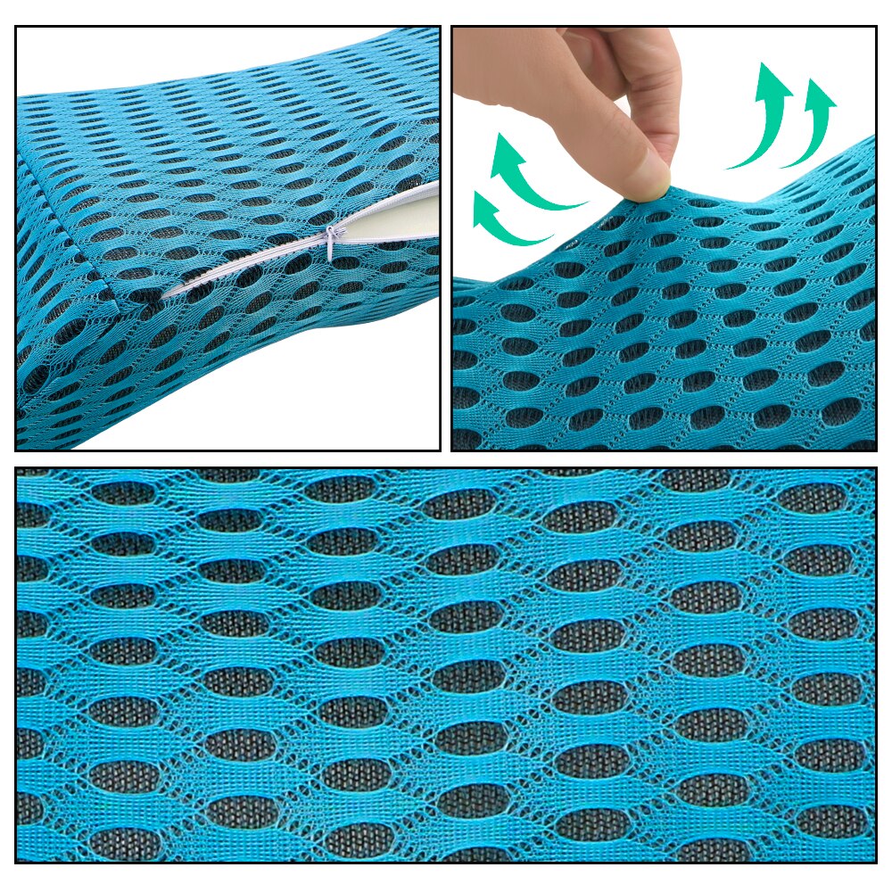 LEEPEE Car Cushion Lumbar Support Pillow Memory Foam Car Seat Waist Pillow Low Back Cushion Bed Sleeping Pillow