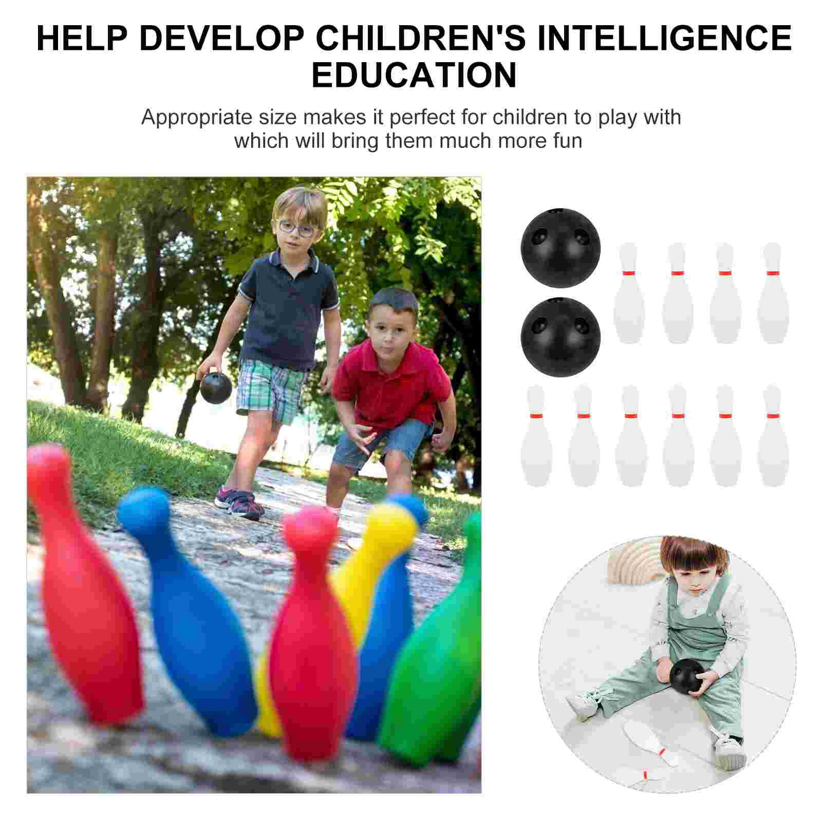 1 Set Children Bowling Game Bowling Set Educational