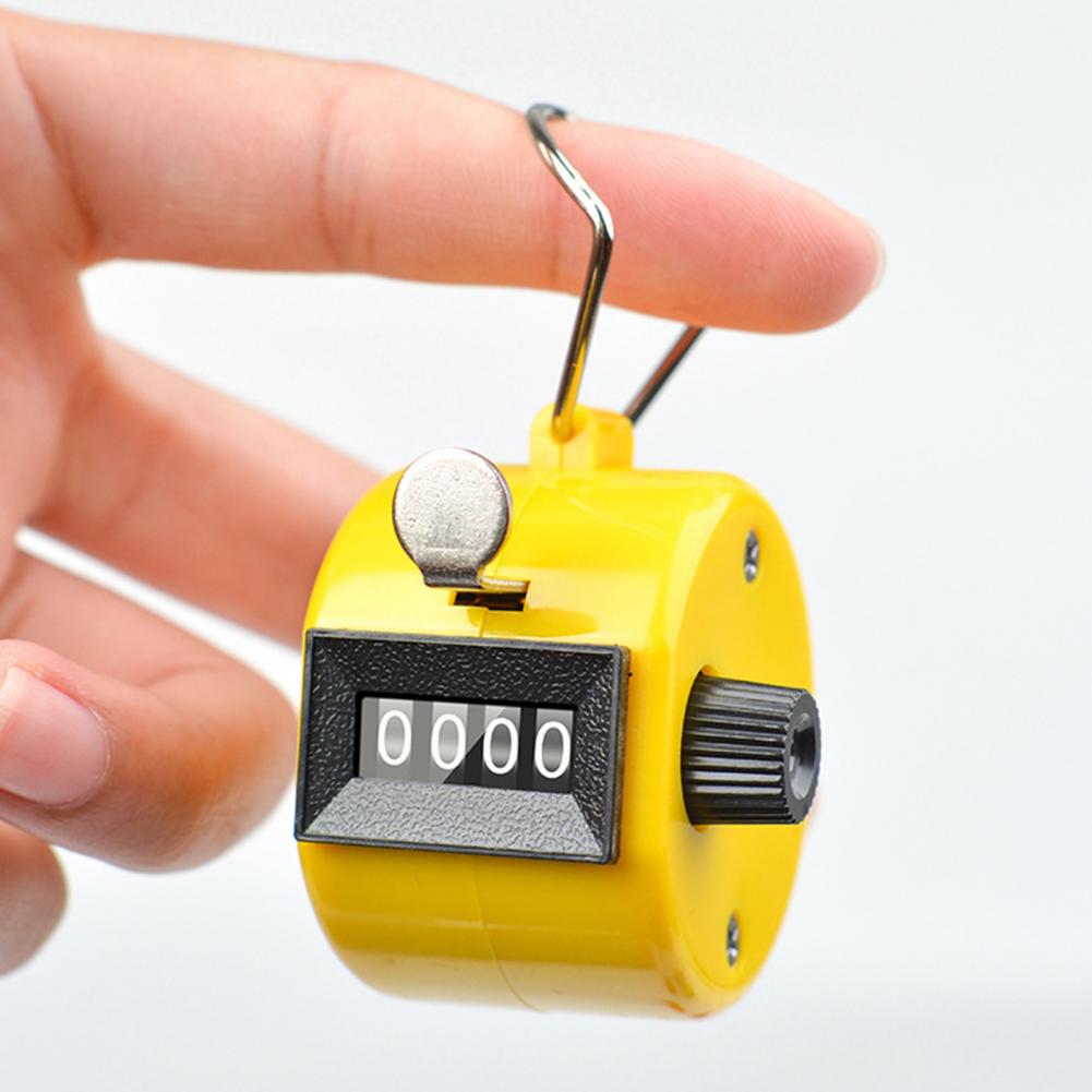 Metal Hand Tally Counter Clicker with 4 Digit Display No Battery Required Portable Mechanical Clicker Counter Sports Supply 만보기
