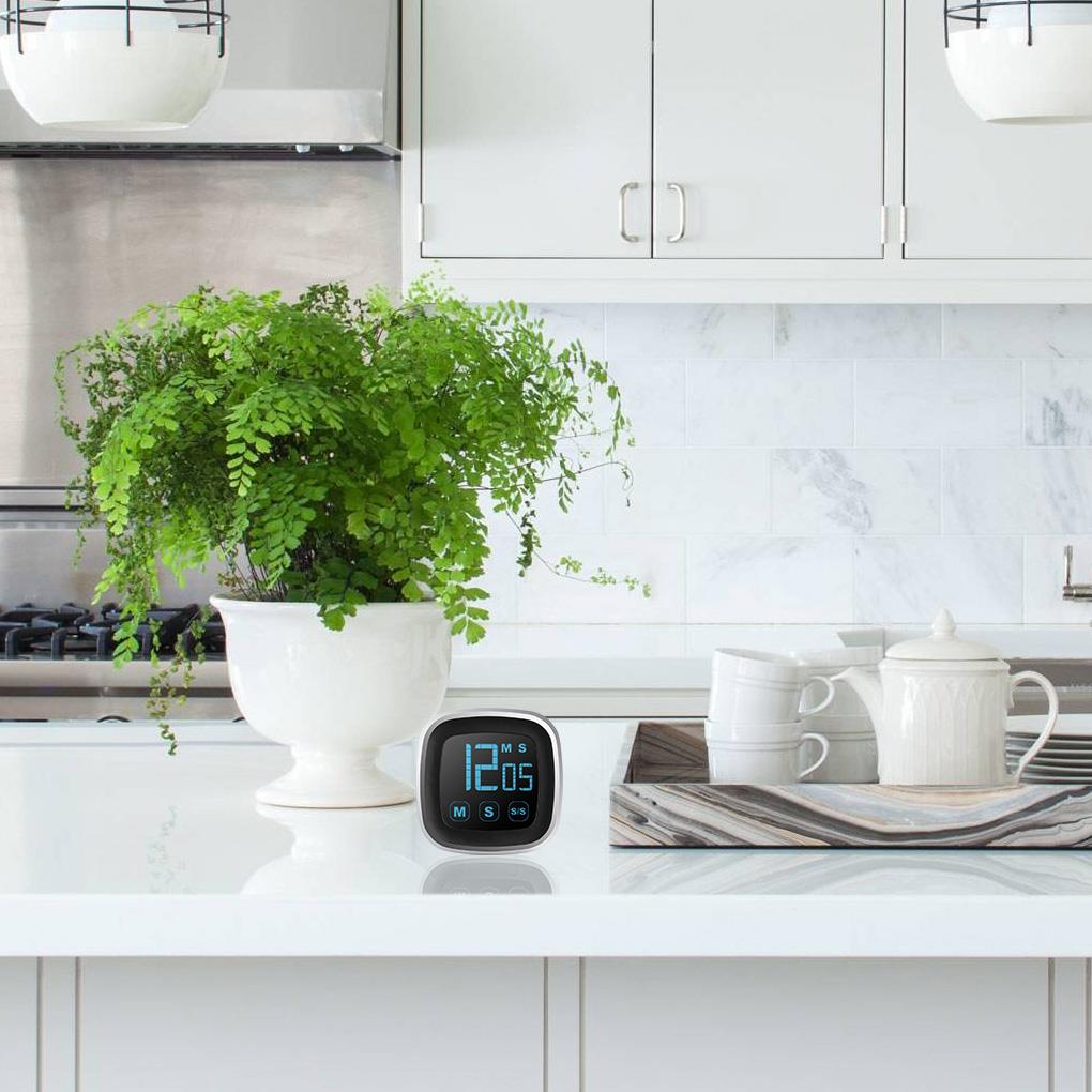 Electric Mini Smart Timer LED Count Up Down Timer Portable Kitchen Cooking Alarm