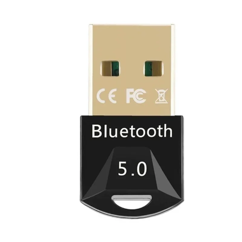 VIKEFON Bluetooth Adapter for Pc Usb Bluetooth 5.3 Dongle Receiver for Speaker Mouse Keyboard Music Audio Transmitter: Silver