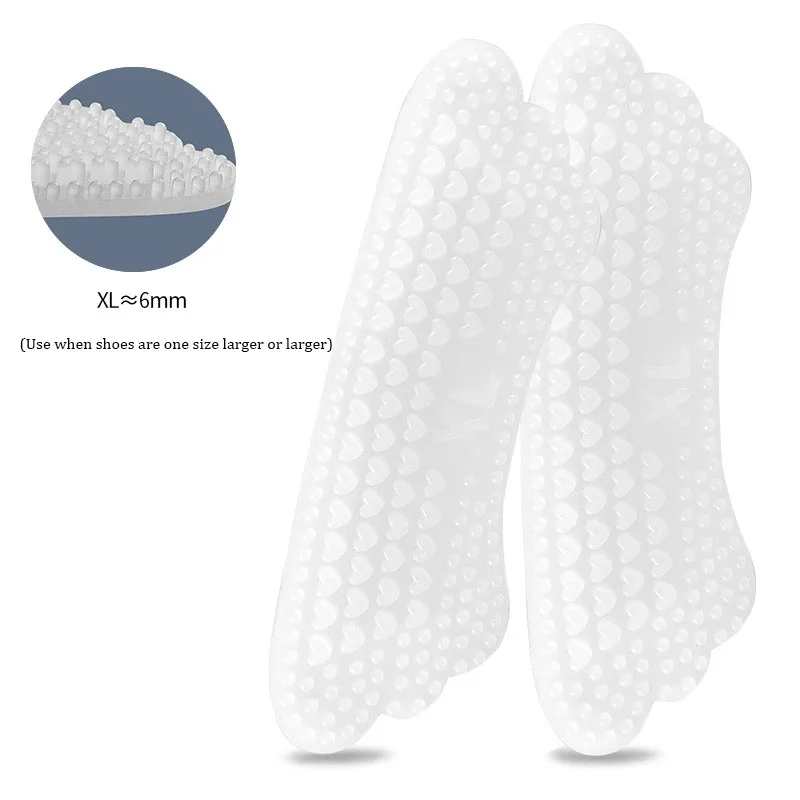 3 Paar Dames Siliconen Hak Inlegzolen Voor Voetverzorging Hakken Sticker Gel Antislip Schoen Pads Pijnstilling Hiel Bescherming Schoen Inzetstukken: Roze