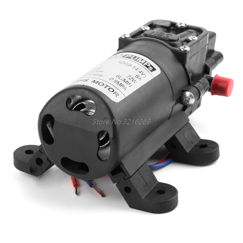 12V 72W High Pressure Micro Diaphragm Water Pump Automatic Switch Reflux/ Smart Type