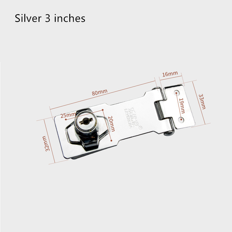 Punch-free With Lock Drawer Locks Letter Box Locker Double Door Cabinet Lock Office Cabinet Security Combination Lock: Blue