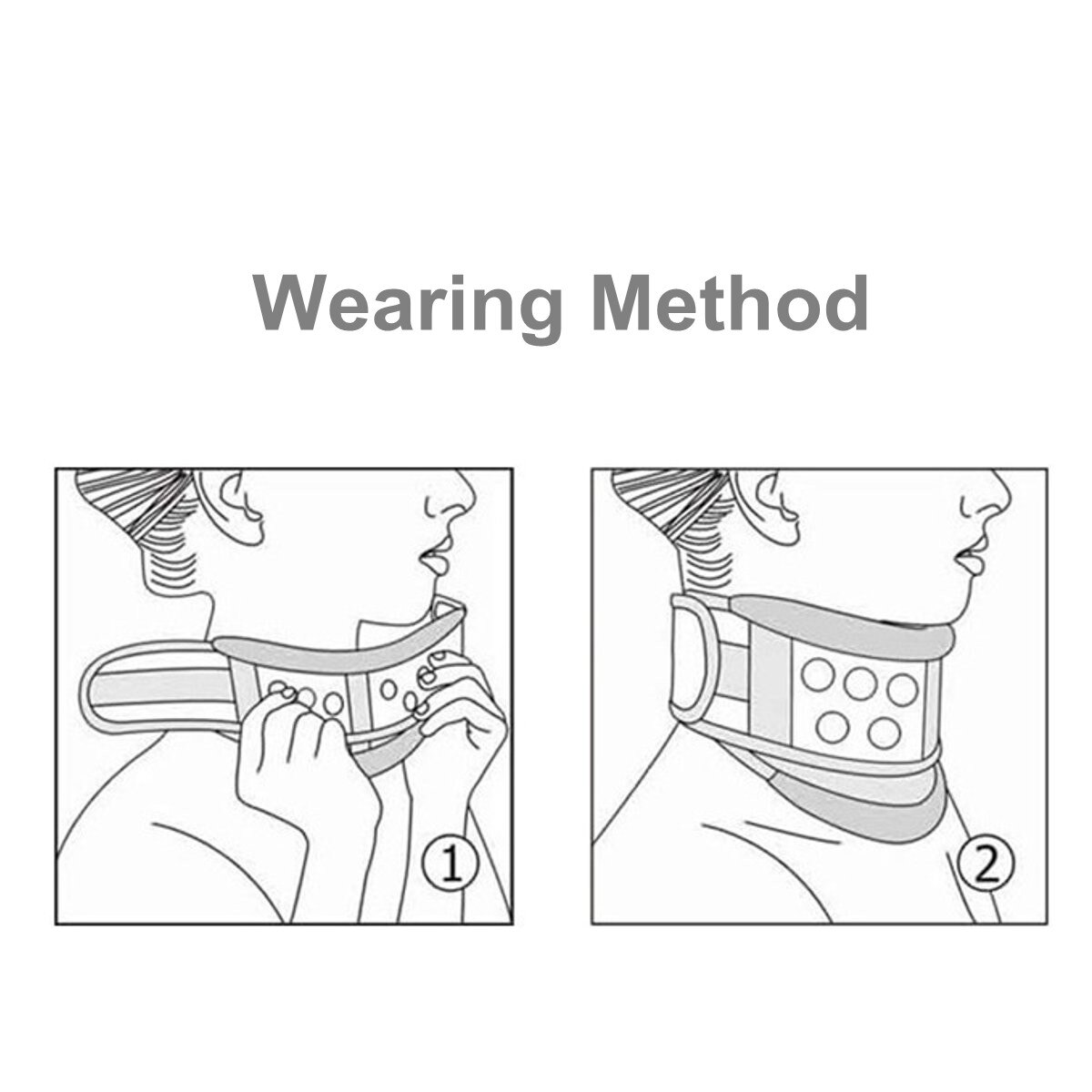 Neck Brace Spine Head Support Cervical Collar Relief Neck Pain Vertebra Orthopedics Stretching Devices Posture Corrector S/M/L