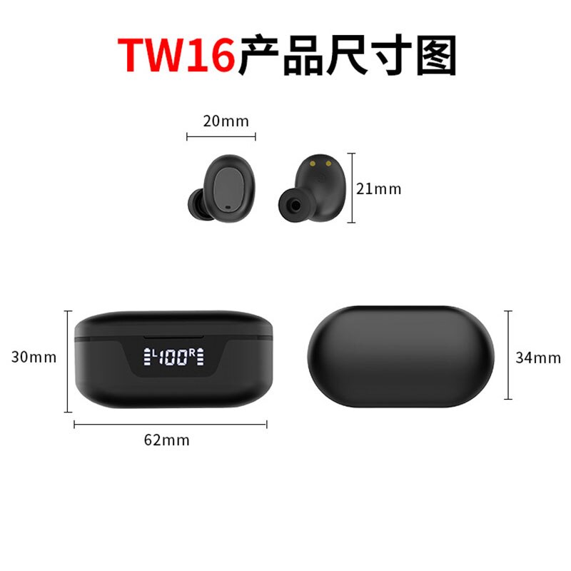 Bluetooth headset wireless sports waterproof headset for students and business people headphones