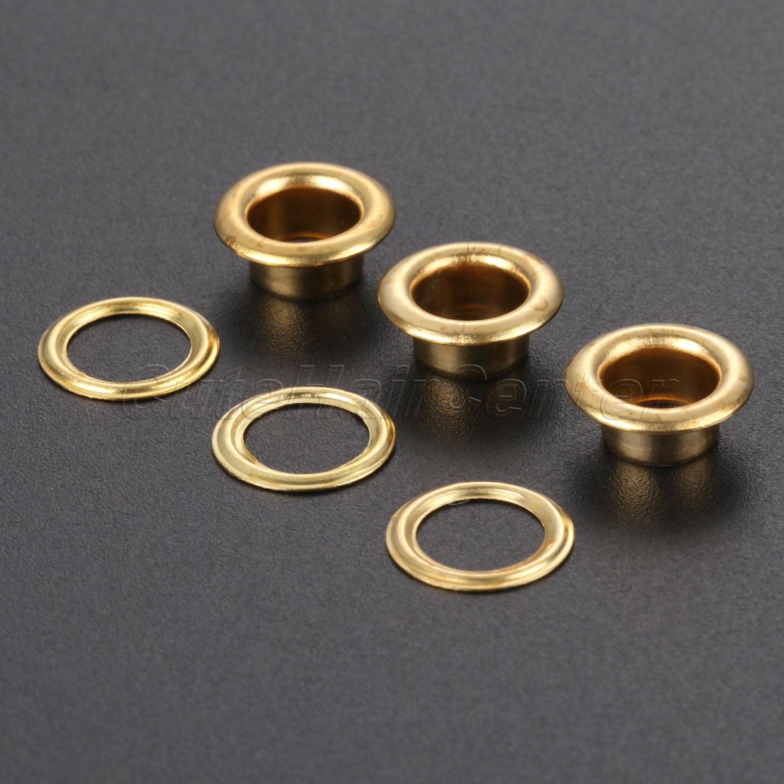 Lote de ojetes de costura para Scrapbook, ojales de Metal interior de bronce antiguo para Scrapbooking, ropa con ojales de 6mm, 100 unidades: brass