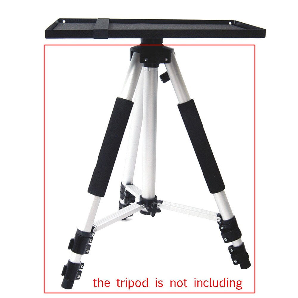 Besegad Universal Metal Tray Stand Platen Platform Holder Bracket Mount for 3/8inch Tripod Projectors Monitors Laptops