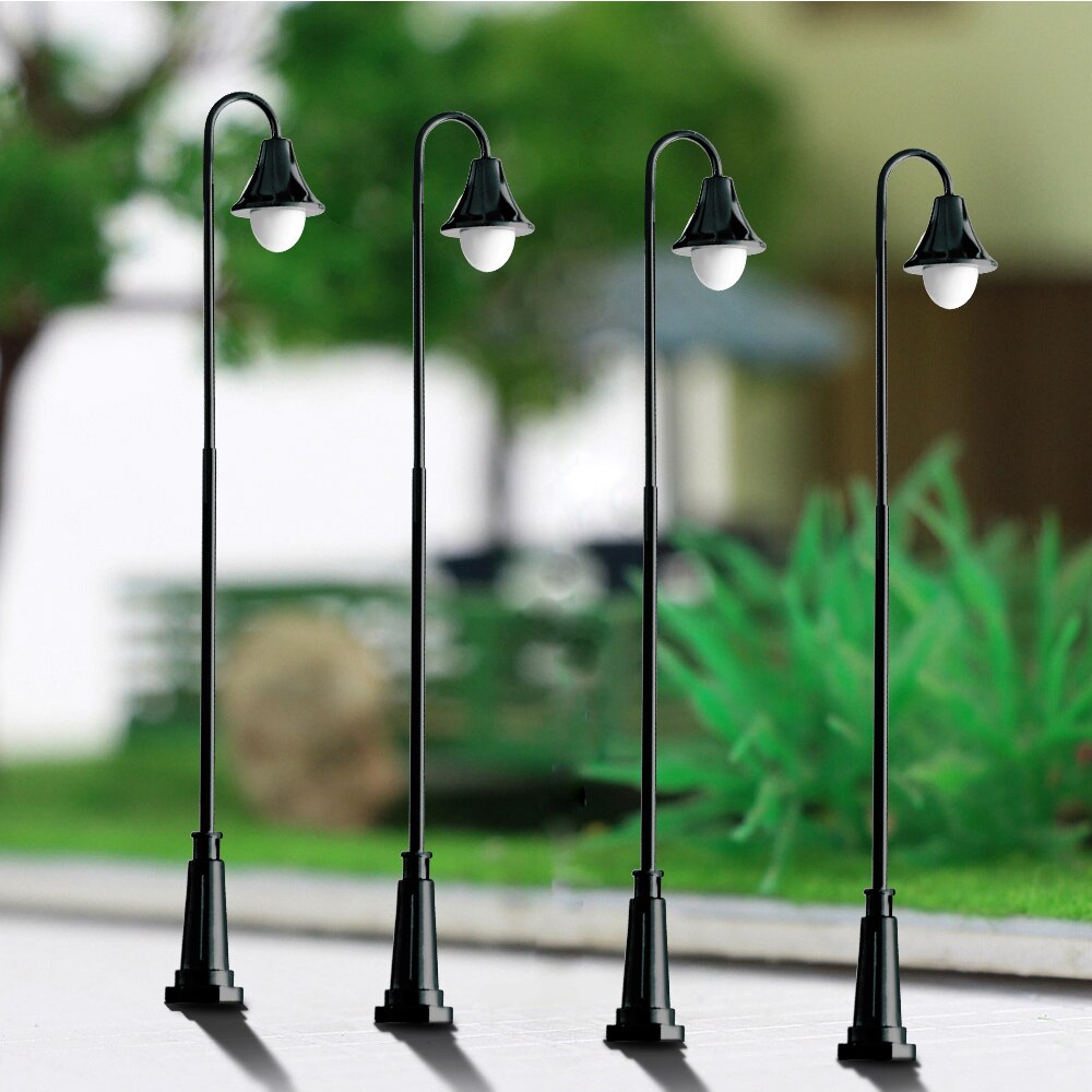 1:87-160 pienoismallia valmistava junavalaisin katuvalot miniatyyri 12v led puutarhamaisemalyhdyt retromaisema