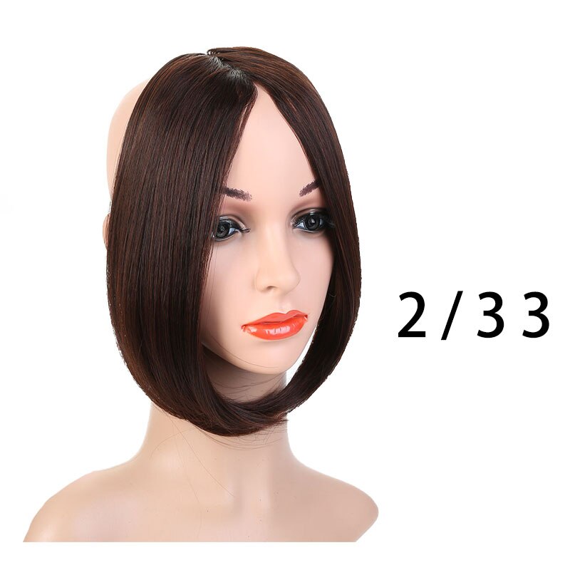 TALANG Long Bangs Clip In on Front Hair Bang Side Fringe Hair Extension Natural Synthetic Bangs Hair Accessories for Women: L6-32