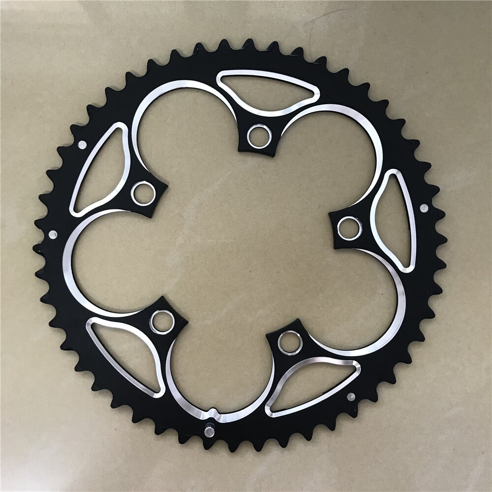Road Bicycle Chainring 110 BCD 50T 48T 46T 34T Tooth plate Folding Bike Round Chain Wheel Double Speed Gear Disc Chain Ring: 50T