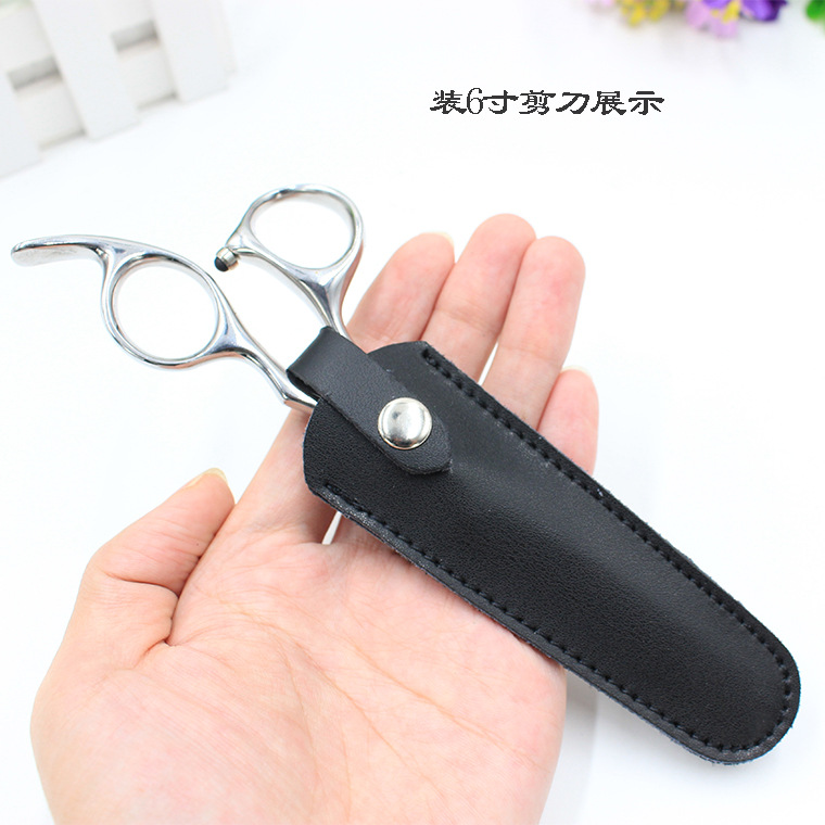 Leather Hair Scissors cover Hairdressing Pouch Case Hair Styling Tools Bag