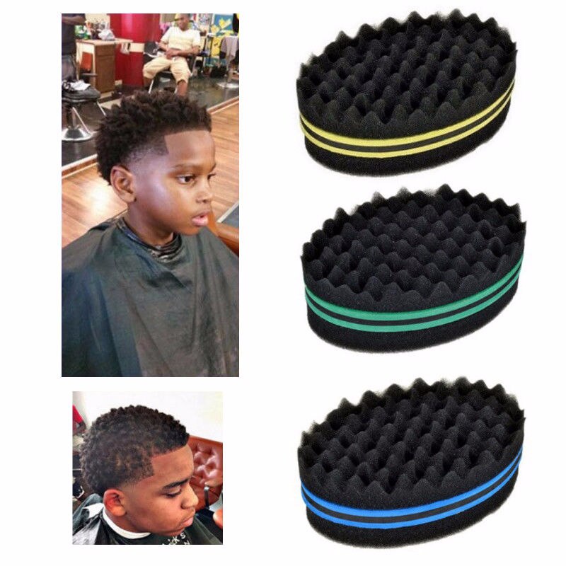 1 stk hår fletning twist svamp gran afro dreadlocks krølle børste svamp hår flette værktøj