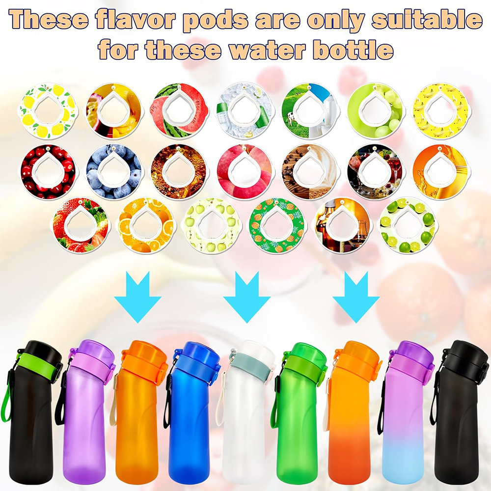 1 stks Smaak Pods voor Lucht Waterfles Luchtfles Pods Sport Water Cup Ringen Outdoor