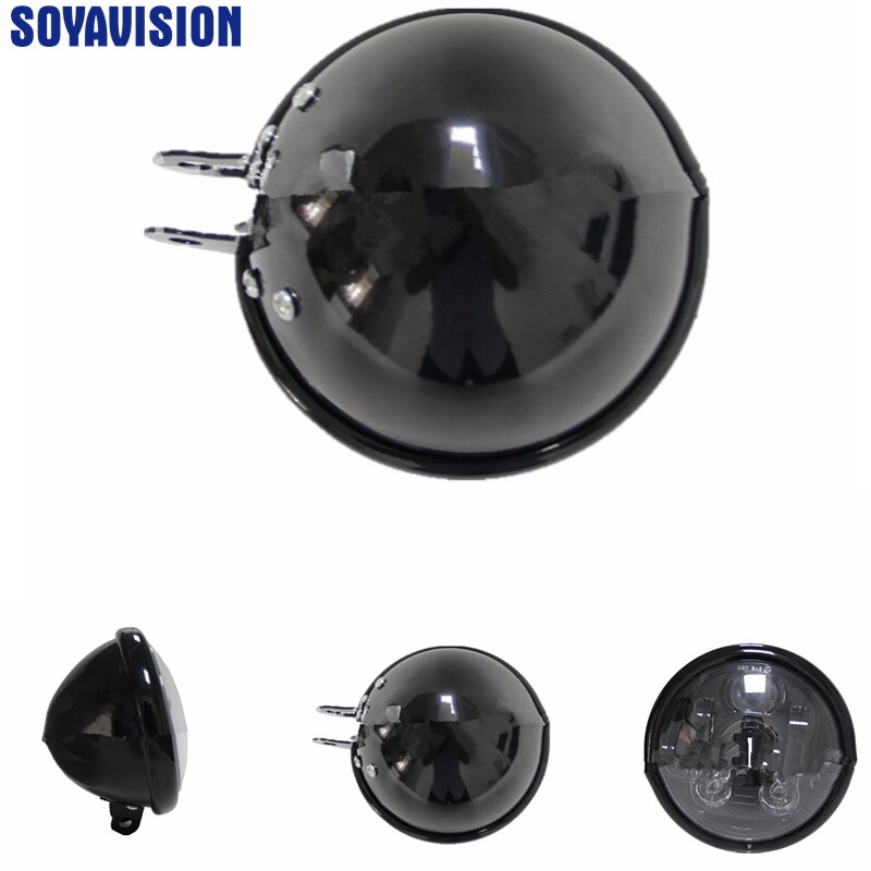 Anillo embellecedor para faro de motocicleta, cubierta para Faro de 883 pulgadas, para Sportster Iron XL 5,75 3/4 "5 5,75"
