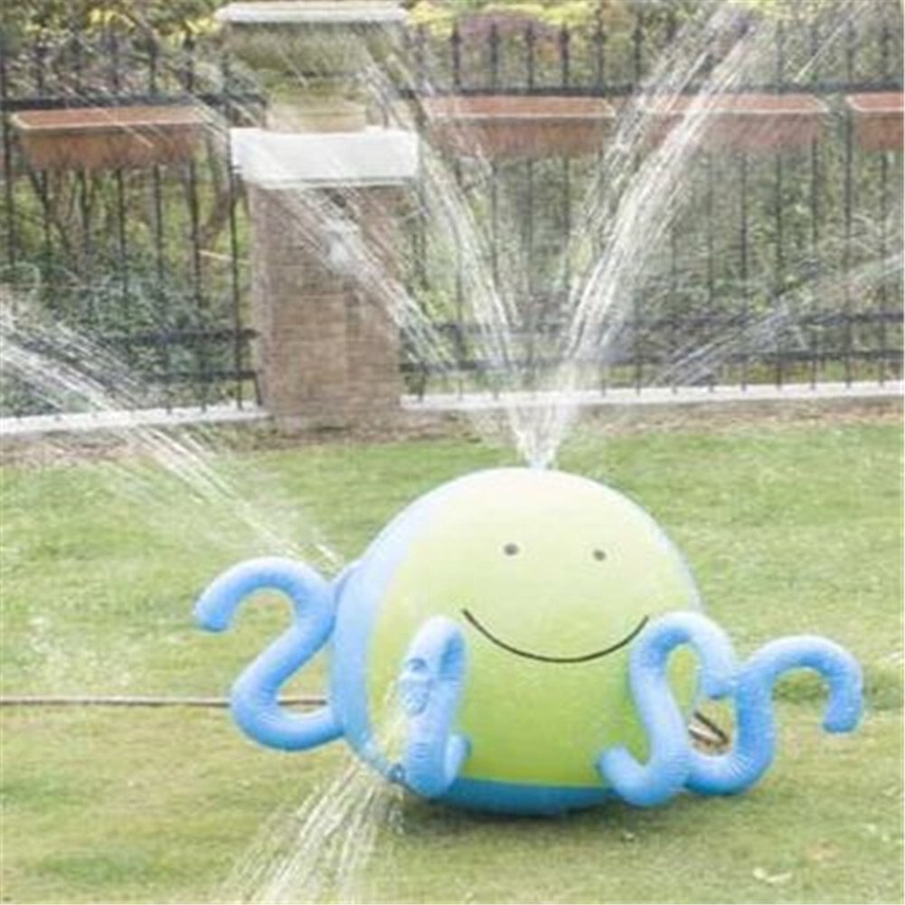 Opblaasbare Spuiten Water Octopus Zomer Kids Outdoor Spelen Water Game Waterstraal Bal Strand Bal Gazon Spel Spuiten Octopus