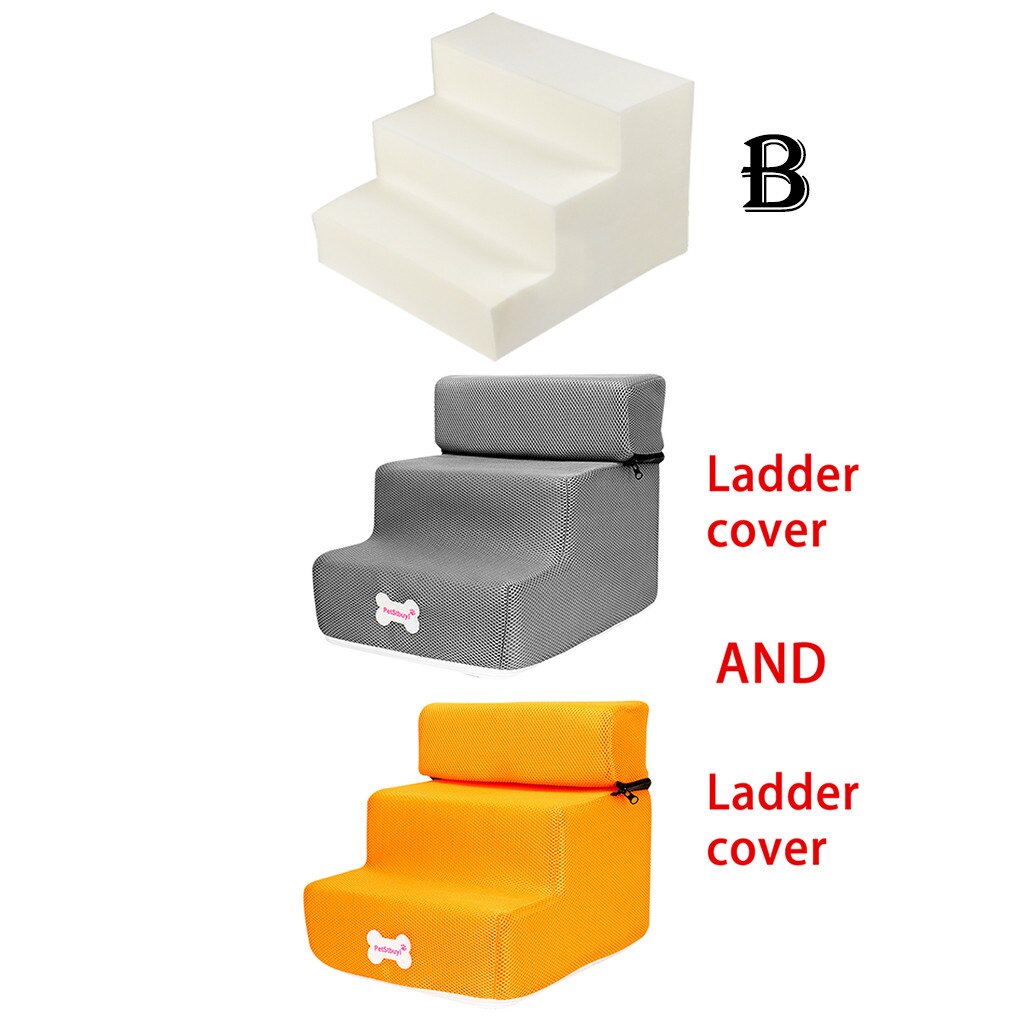 Malla antideslizante para mascotas, cubierta de escalera y escaleras de 3 escalones, combinación de Puerta de Perro, para el hogar,: B
