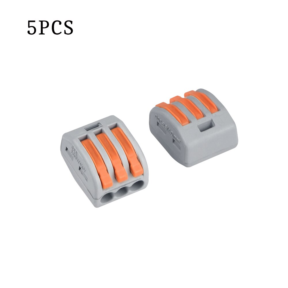 Elektrische Kabel Draad Connector Terminal Blok Universele Snelle Terminal Bedrading Kabel Connectoren Voor Kabelverbinding: 3 Ways