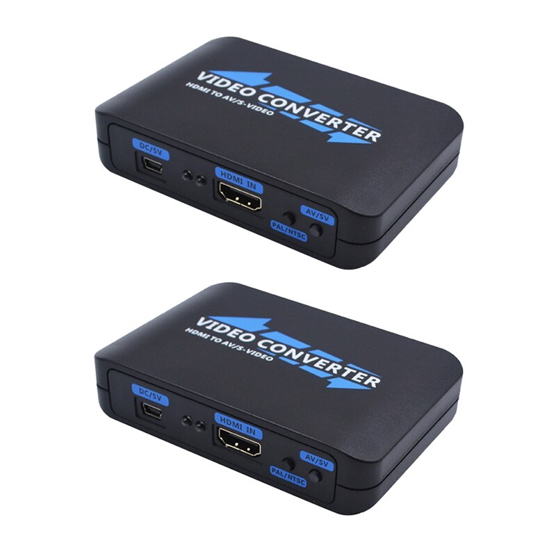 HDMI to AV/S-Video Cnverter Computer to Monitor Power Amplifier HDMI Converter to AV S-Video HDMI Adapter