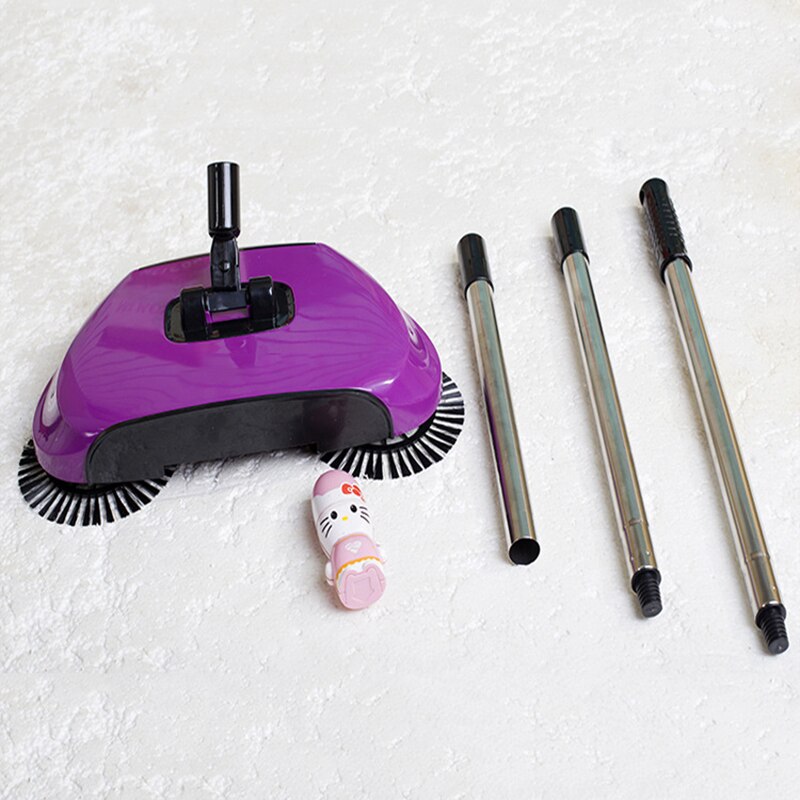Stainless Steel Sweeping Machine Push Type Magic Broom Dustpan Handle Household Vacuum Cleaner Hand Push Sweeper Floor Robotic