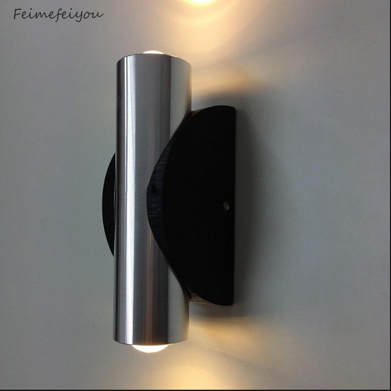 Feimefeiyou luminaria Indoor LED Wandlamp AC110V/220 V materiaal Aluminium Blaker slaapkamer Versieren Wandlamp