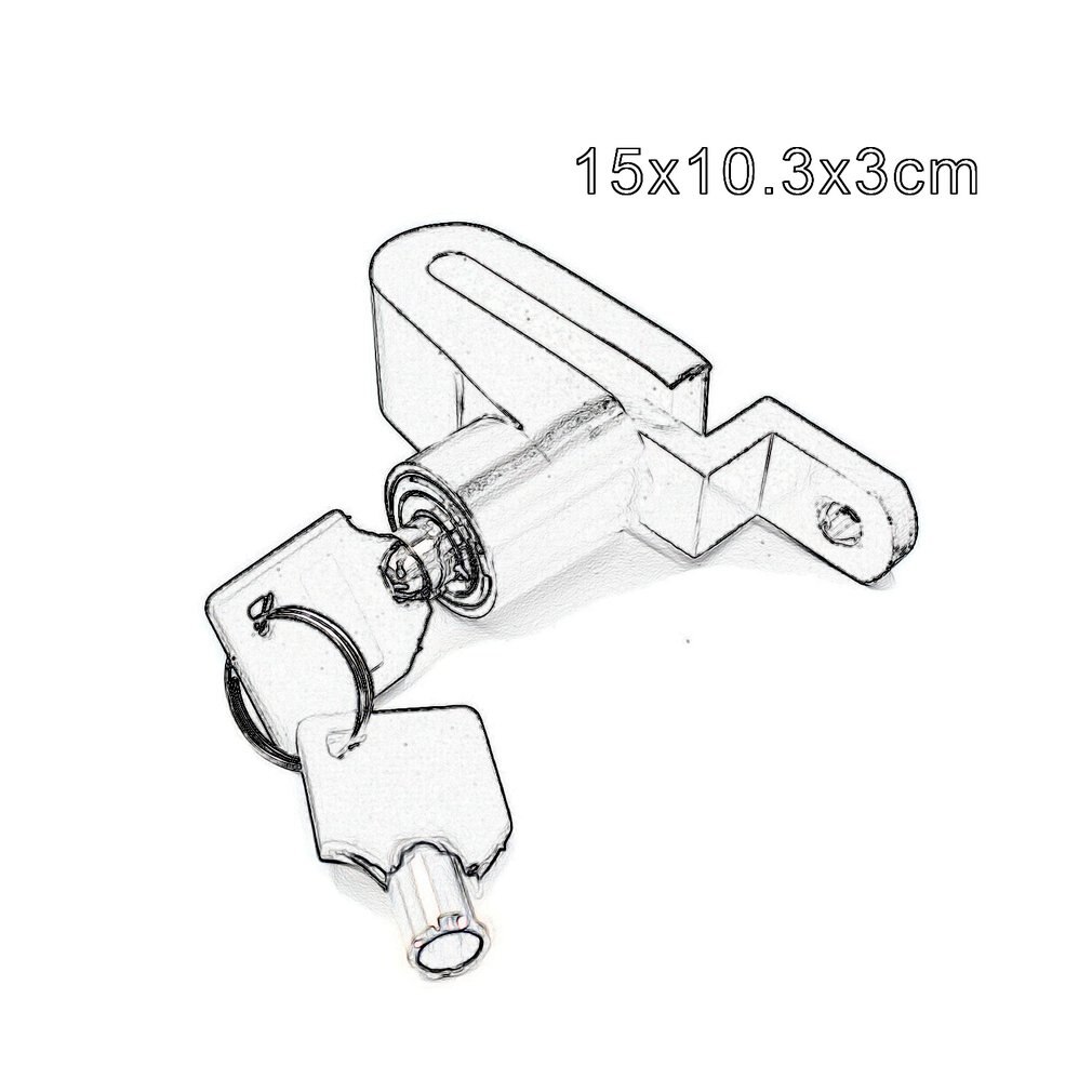 Motorcycle Lock Security Anti Theft Bicycle Motorbike Motorcycle Disc Brake Lock Theft Protection For Scooter