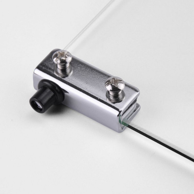 1Set Stainless Steel Single/Double Glass Door Hinge Free Opening Up and Down Shaft Hinges Cabinet Door Furniture Hardware