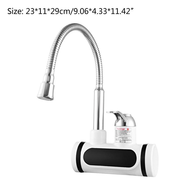 Instant Electric Water Heater Rapid Heating Faucet with Temperature Display P9YD