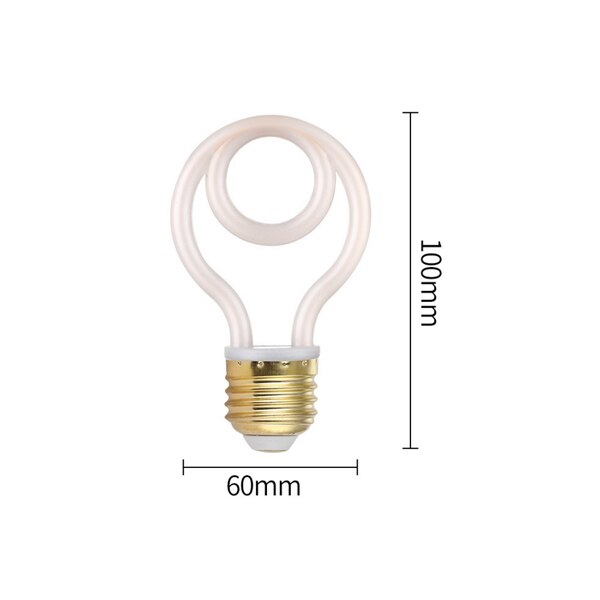 Ampoule rétro LED Edison 220V 230V E27 LED, lumière à Filament doux, lampe de maison, Ampoule à incandescence, décoration d'éclairage de: F / Milky Cover