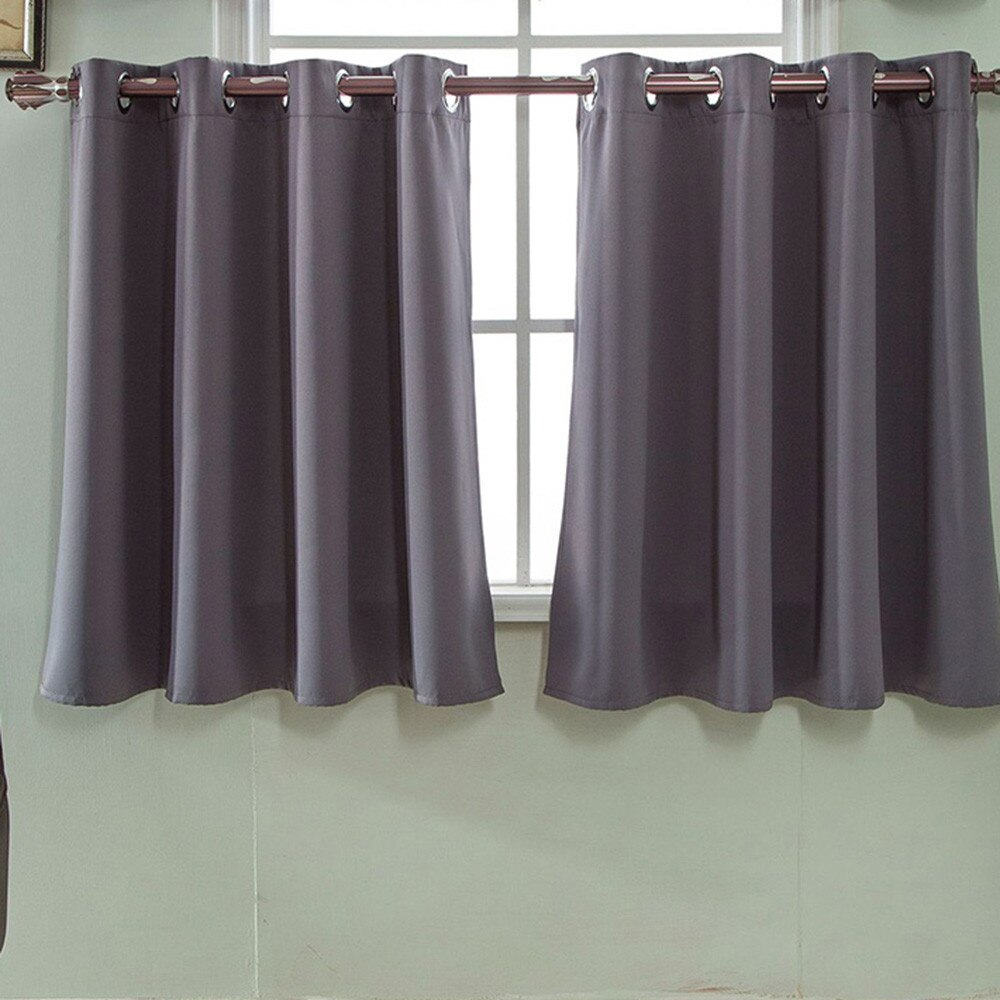 2pc Insulated Foam Lined Heavy Thick Blackout Grommet Window Curtain Modern Blackout Curtains For Living Room Bedroom