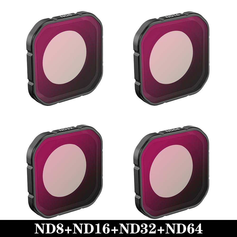 Lensfilterset voor Insta360 ACE Pro 2 UV CPL Polar Neutral Density ND8 16 32 64 Filters Sportcamera Camera-accessoireset: Roze Kleur