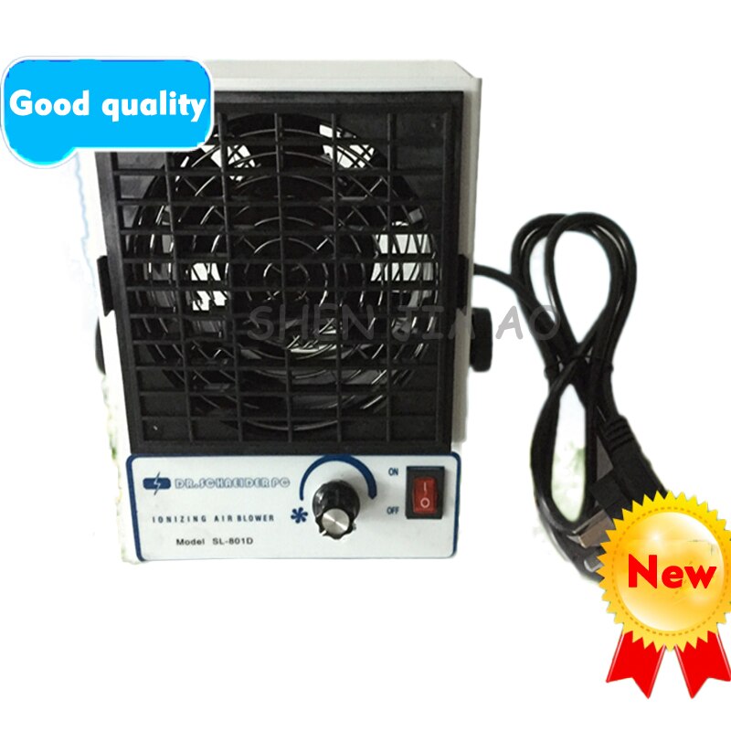 Table type DC ion fan SL-801D static elimination fan desktop DC Iionizing blower air Ionizer 110/220V