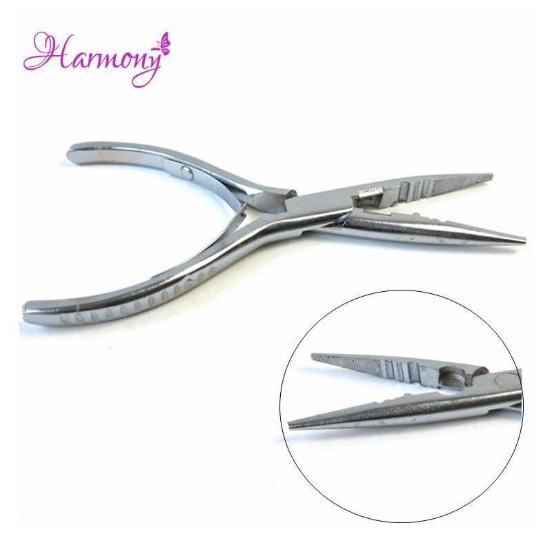 1pcs 3 Holes Stainless Steel Hair Extension Pliers for Keratin Micro ring pre bonded Hair Extensions