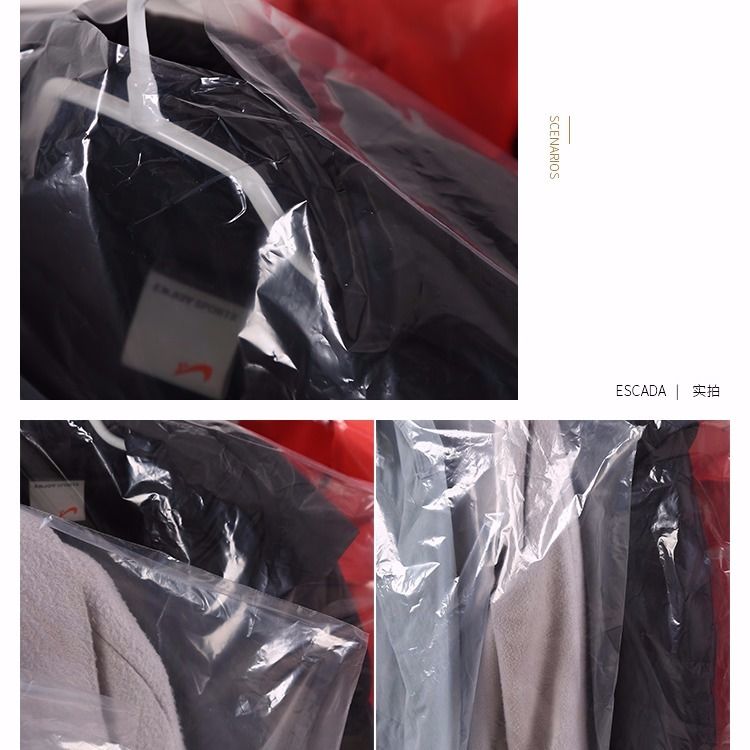 Dust Cover for Clothes Transparent Coat Dust Covers Jacket Dress Garment Cover Zipper Clothing Case Closet Organizer