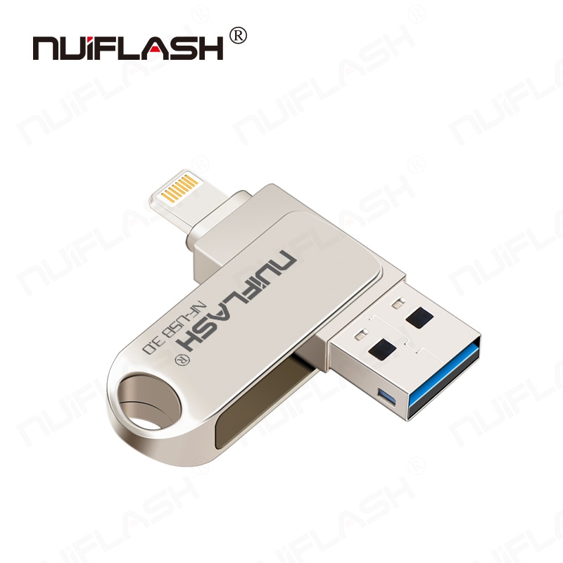 Usb-flashdrev 128gb 256gb memory stick eksternt lager til iphone 3 i 1 photo stick usb 3.0- tommelfinger-kompatibelt iphone ipad