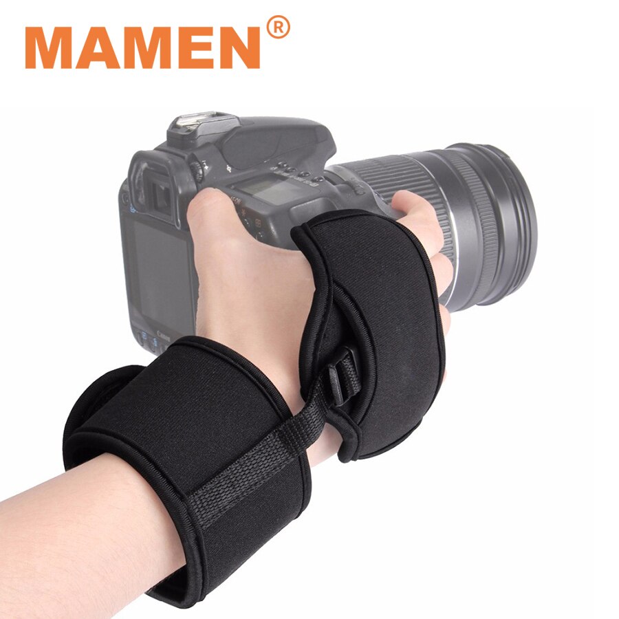 Mamen Soft Camera Wrist Strap Handgreep Lanyard Met 1/4 Schroef Mount Voor Slr Dslr Canon Sony Nikon Camera Accessoires