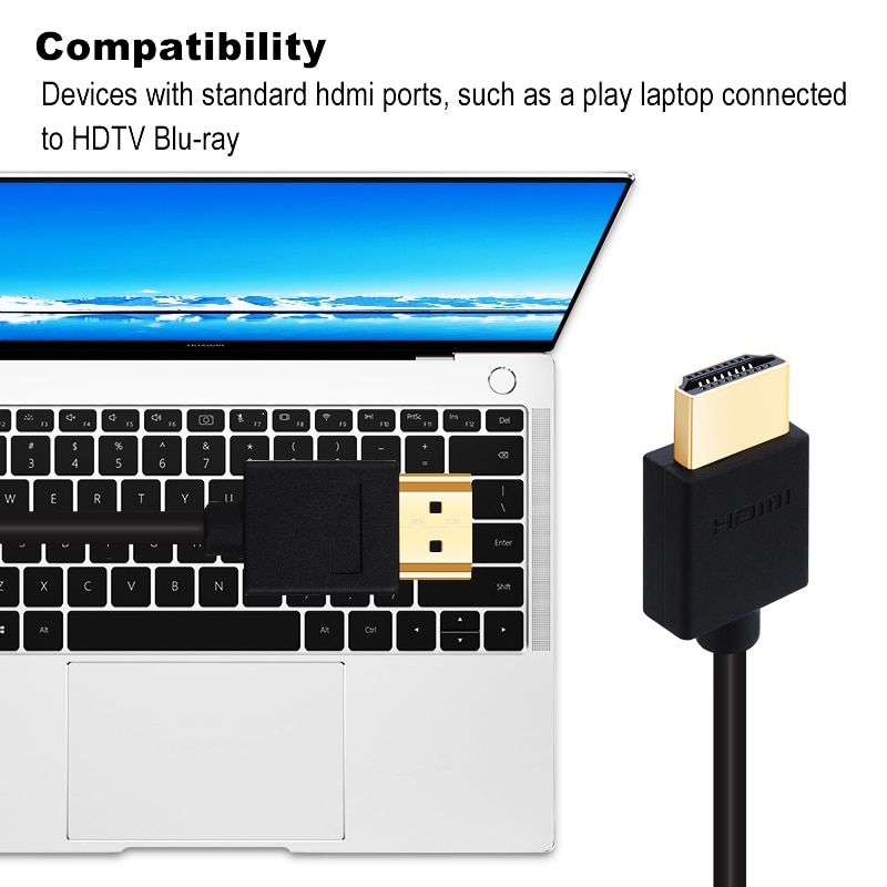 Shuliancable HDMI cable High Speed HDMI Male-Male 2.0 1080P 3D for Apple TV xbox computer 1m 1.5m 2m 3m 5m 7.5m 10m HDMI