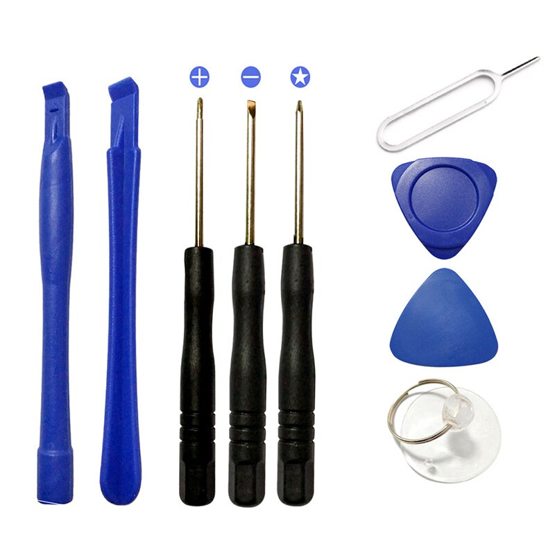 9/11 in 1 Repair Pry Kit Opening Tools With 5 Point Star/0.6 Y Screwdriver For iPhone 7 iPod Apple watch Android Moble Mobile