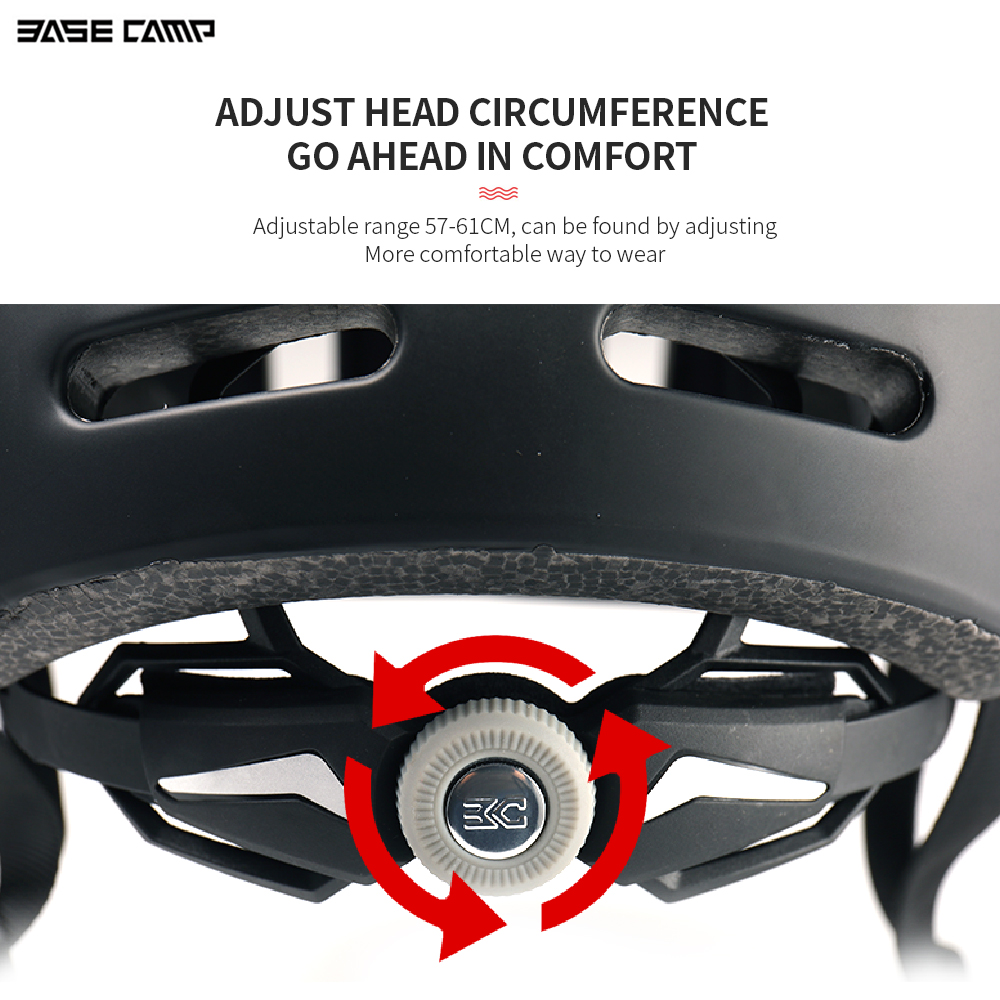 BASE CAMP Urban commuter helmet with cloth hat eaves Folding bicycle helmets Electric power assisted MTB bike cycling parts