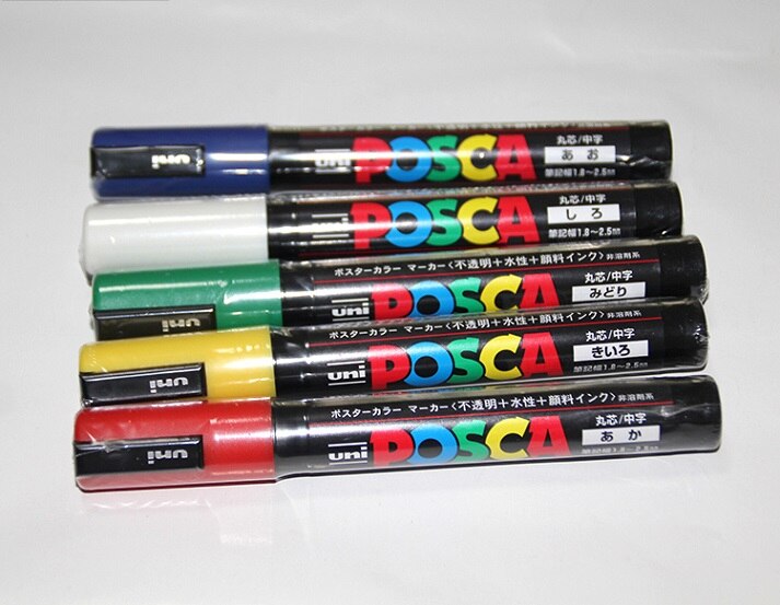 5 st märkpenna för bidrottning 5 färger identifiering för biodling uppfödning parningsmärkpenna biodlingsutrustning 28: Default Title