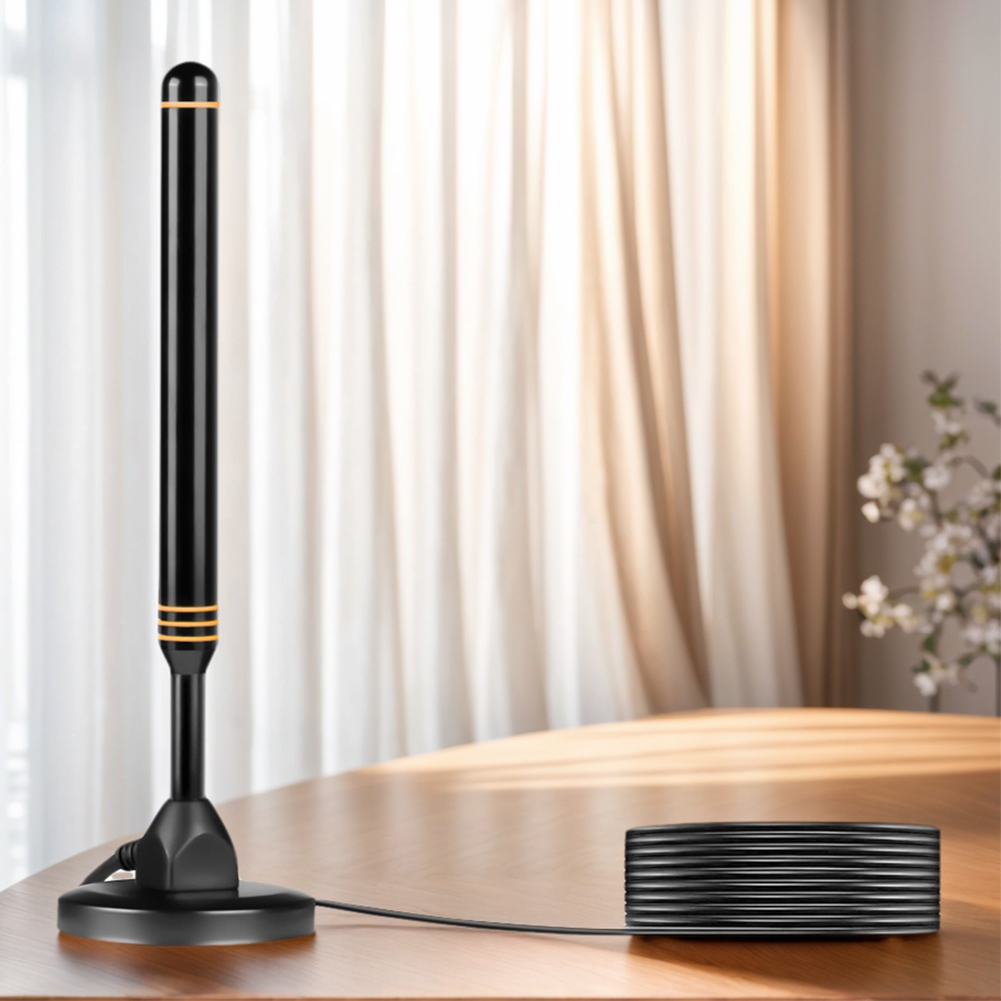 Digital TV Antenna with Amplified Signal Receiver 4K HD TV Antenna USB 5V Signal Booster Aerial for Miles Long Range