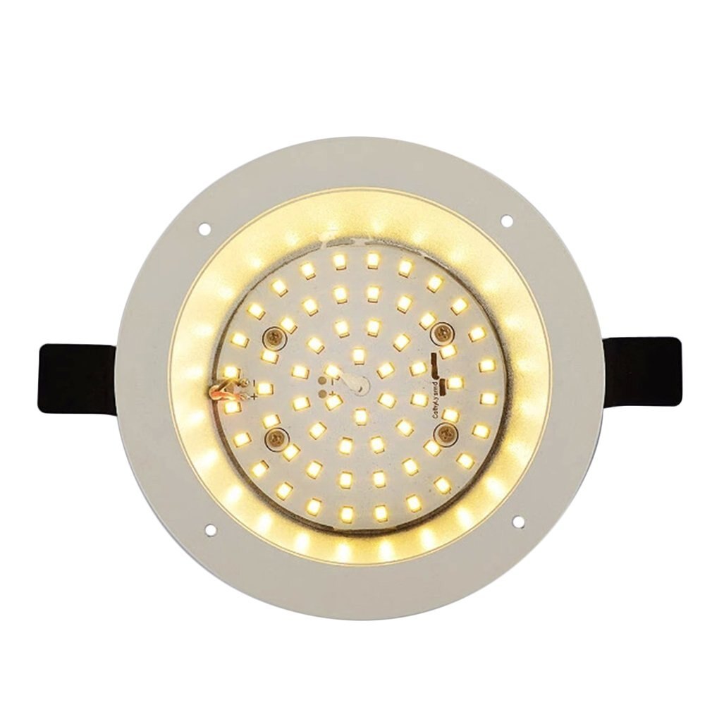 High Brightness Smart Dimmable LED Glass Downlight Round Shape Glass Panel Lights Ceiling Recessed Lamps 6/12/15W